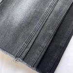 160cm Width Twill Denim Fabric Without Slub Sulfur Black