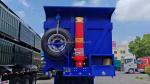 CIMC Hydraulic Dump Truck 3 Axle Front Axle Can Be Lifted Back Flip Semi-Trailer