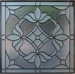 triple glass panel for windows with patina caming