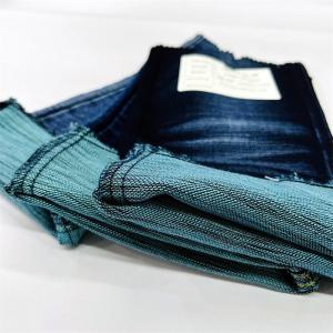 Quality Dobby Fake Denim Cotton Polyester Elastane Fabric Heavy Weight wholesale