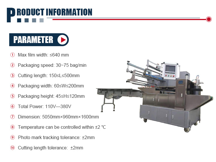 Box Motion Horizontal Avocado Muffin / Biscuit Packing Machine Automatic