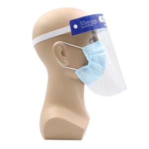 Quality High Definition Anti Fog Curved Transparent Face Shield wholesale