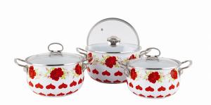 Quality Enamelled cookware set wholesale