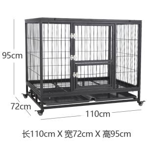 Quality Metal 2 Door Folding Livestock Fence Panels Stainless Steel Pet Kennel Cage Dog Cat wholesale