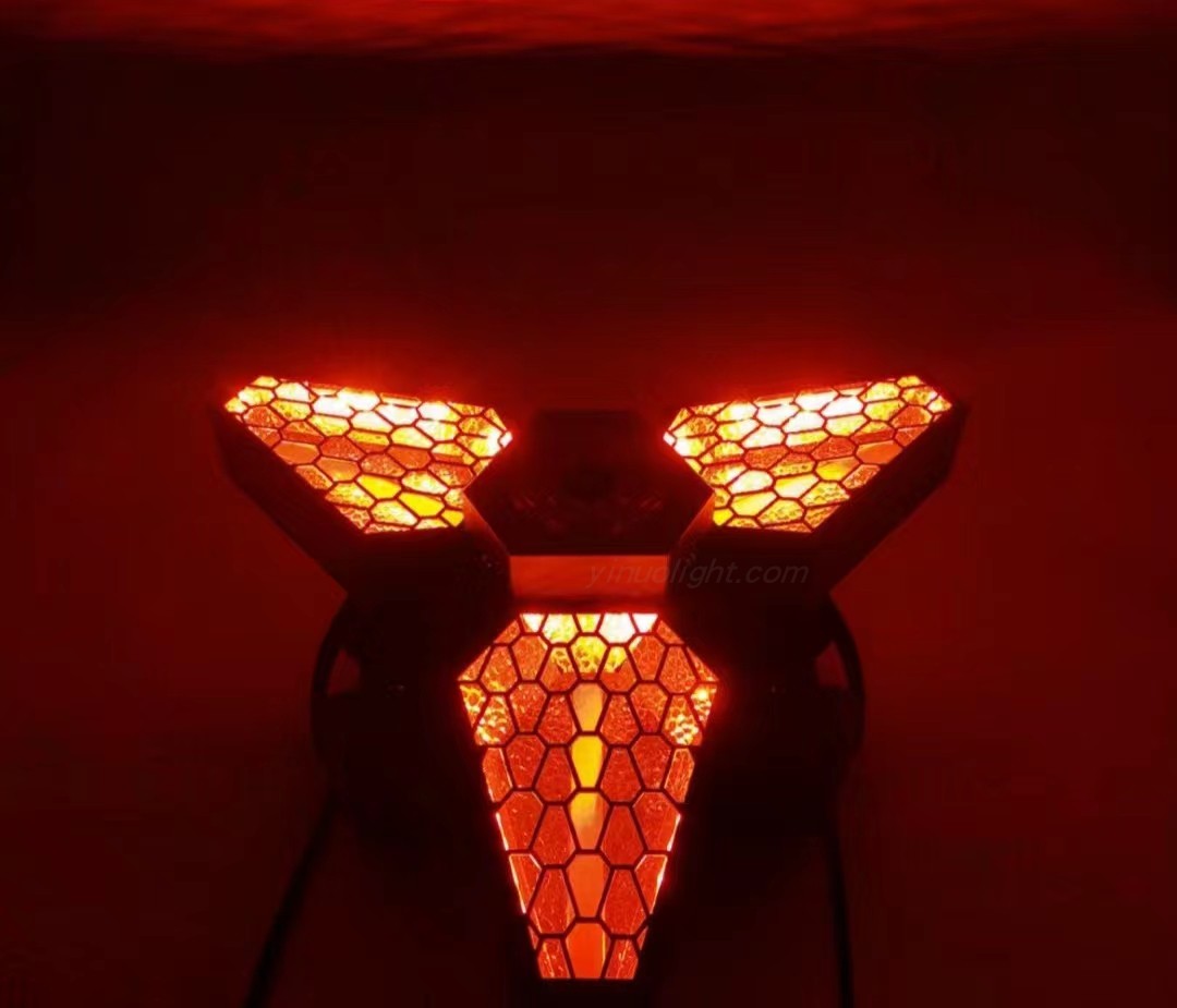 DMX512 Endless Rotating Maple Leaf Lamp LED Lights for Party Product Weight kg 8 KG