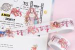 SGS Kawaii Special Ink Printed Washi Tape For Scrapbook