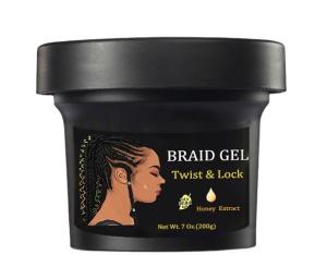 Quality Strong Hold Alcohol-Free Gel for 4C Hair Styling Twist Loc Braid Tresse Private Label wholesale