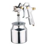 Suction Feed Air Spray Paint Gun 1.5mm Stainless Nozzle 600ml Capacity