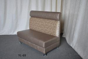 Quality Commercial use Double side restaurant booth seating fast foodsofa (YL-69) wholesale