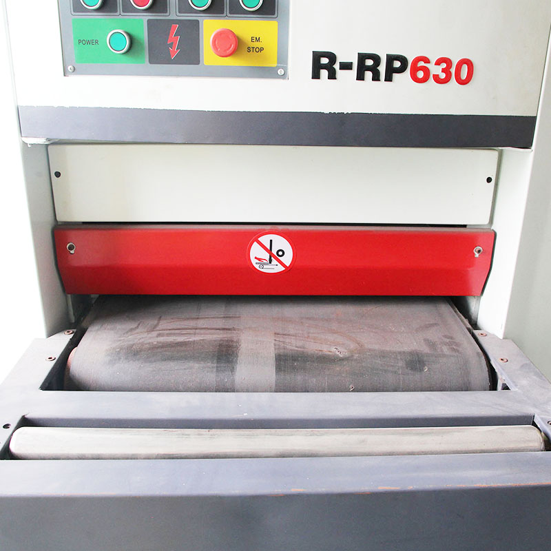 Plasma and Gas Cut parts burr, Slag and Dross Removal Machine wide belt sanding machine