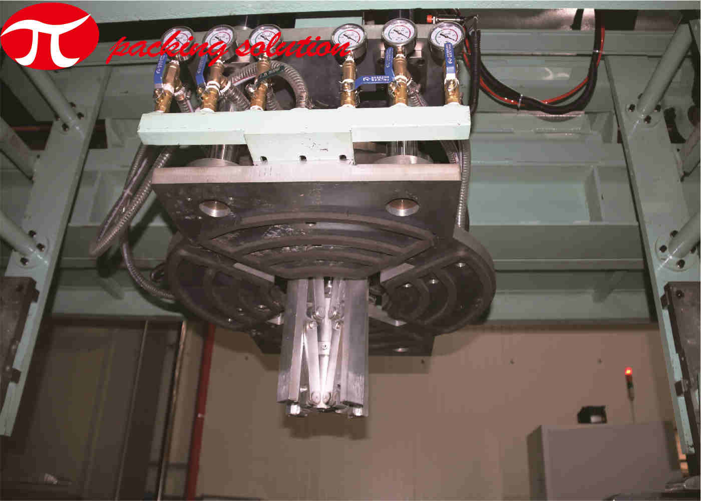Copper Coil Packing Line Automatic ID 300mm With Turning Handling Welding