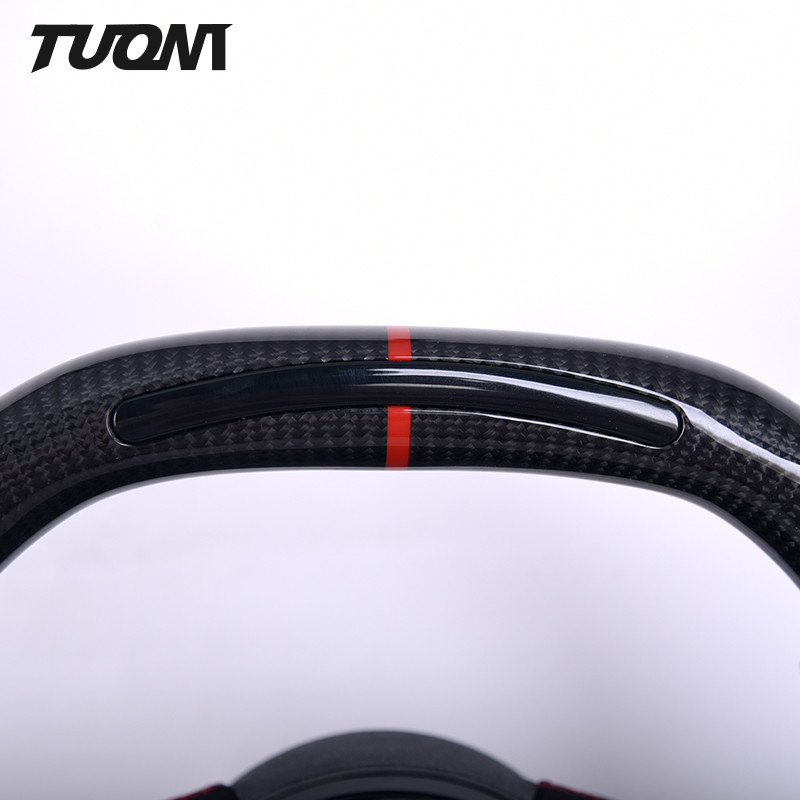 Carbon Fiber Steering Wheel For Audi RS3 RS4 RS5 RS6 S3 S4 S5 S6 S7 Flat Top Bottom