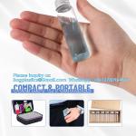 Glass Bottles with Aluminum Cap, Glass Jars Small Storage Bottle Glass Vials,