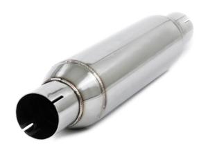 Quality Round 1.2mm 4 Inch Inlet Outlet Car Exhaust Resonator wholesale