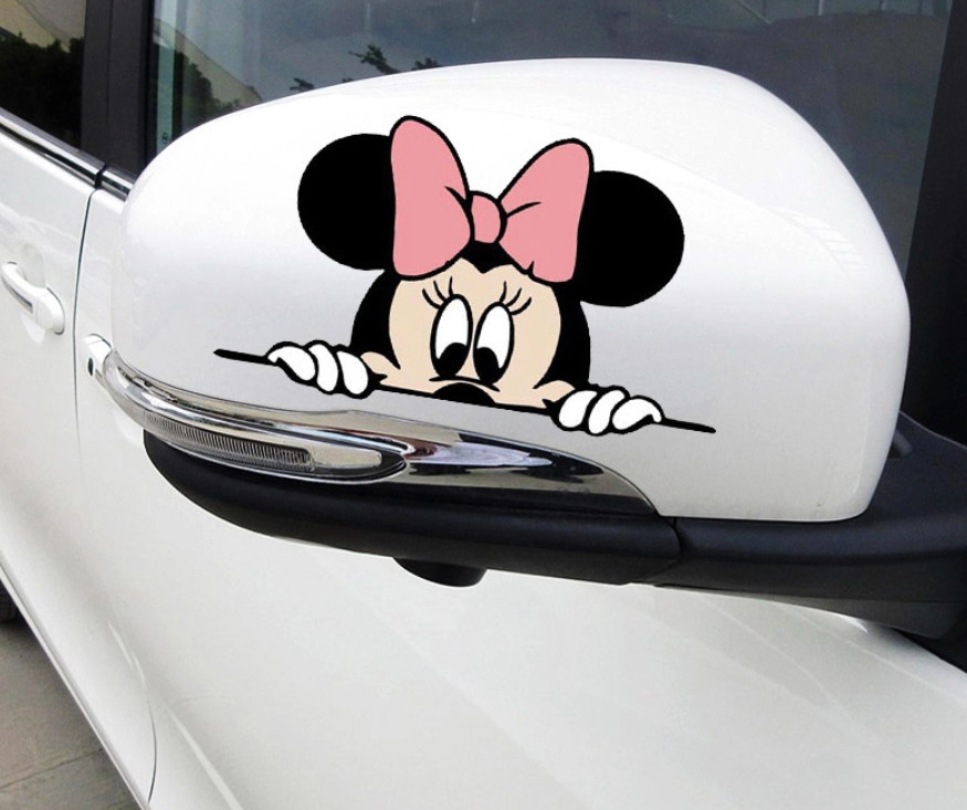 Rainproof Window Rear View Mirror Stickers Anti Water Easy To Tear Off