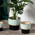 High quality outdoor tall ceramic flower pot wholesale custom modern big ceramic