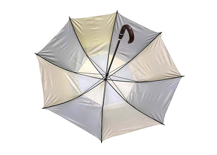 Anti Wind Double Canopy Golf Umbrella Windproof Frame For Windy Weather