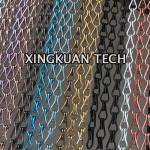 Aluminum Double Hook Chain Link Curtain , Aluminum Chain Door Curtain
