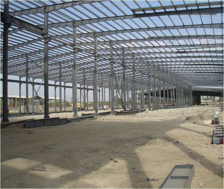 Q355b Q235b Steel Structure Warehouse Construction Installation Drawings Included
