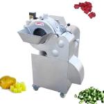 Restaurant Sus304 Commercial Vegetable Fruit Chopper Potato Slicer Machine 1.5KW