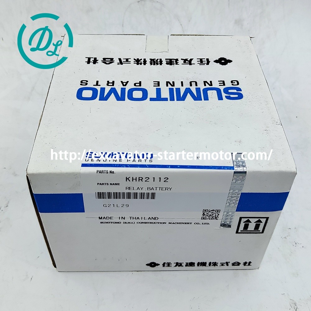 24V Battery Relay KHR2112 Excavator Spare Parts SH200-6 Sumitomo