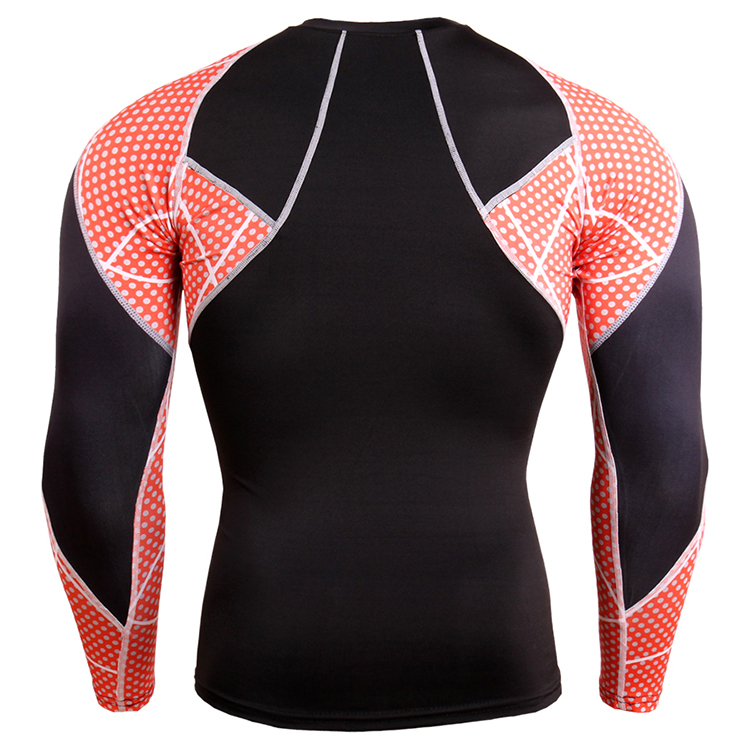 Long Sleeve Screen Printing Rash Guards Excellent Elasticity Double Stitched Seams