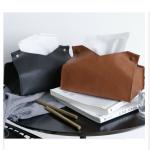 Car Tissue Paper BoxLeather 16x11x8cm BSCI SEDEX