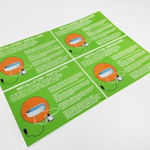 Quality CDR Household Essentials Labels PVC CMYK Cleaning Product Labels wholesale