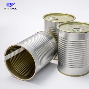 Quality Food Safety Round Tin Box 700g 800g 900g Tinplate Can With Aluminum Lid wholesale