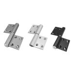 Door Heavy Duty Aluminum Hinge White For Fast Proofing 0-180 Degree Opening