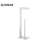 hotel bathroom Floor Standing Stainless Steel Double Pole Towel Rack single
