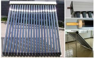 Quality QR58 Thermodynamic Vacuum Tube Solar Collector with Heat Pipe and Rock Wool Insulation wholesale