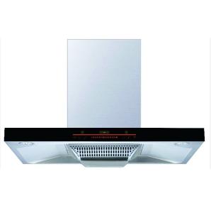 Quality Stainless Steel Glass T Shape Chimney Hood 183W Electric Kitchen Exhaust Range Hood wholesale