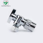 Lead Free 1/4 Turn Dual Outlet 200 Psi Brass Stop Valve