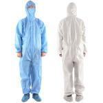 Breathable Disposable Protective Suit Working Coveralls Waterproof Hooded