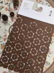 3D Pattern Burnt Flowers Contemporary Textile Art 100 Polyester Fiberfill Art