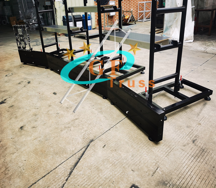 6082 Aluminum Wall Ground Support LED Screen Truss