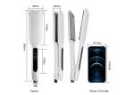 240V 60Hz Infrared Hair Straightener , 35W Wide Plate Flat Iron
