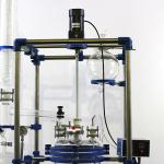 Agitated Electric Glass Chemical Reactor Liquid Mixing For Chemistry Laboratory