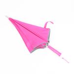 19 Inch Pink Childrens Folding Umbrella , Manual Open Personalized Kids Umbrella