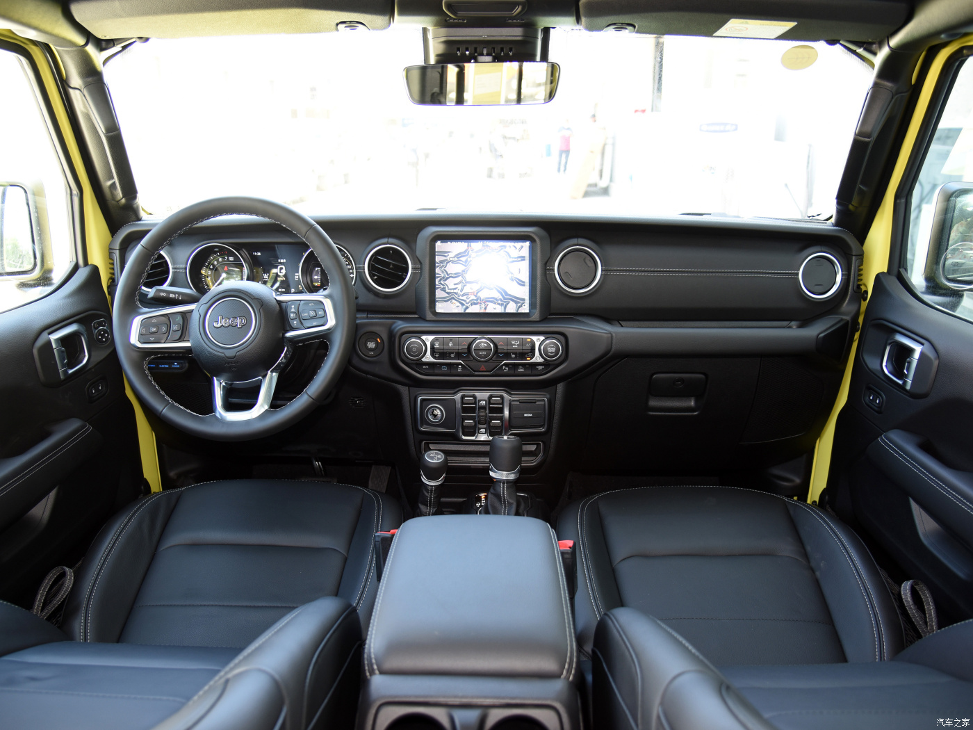 Jeep WranglerLong range new electric vehicle 5 door 5 seat SUV 2022 2.0T 4xe Sahara fluorescent yellow edition used car