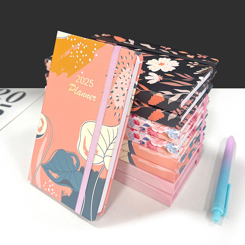 Standard Spiral Hardcover Notebook in Bold Color Scheme for Paper