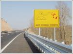 Custom Road Safety Hazard Traffic Warning Signs with Steel Material