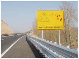 Quality Custom Road Safety Hazard Traffic Warning Signs with Steel Material wholesale