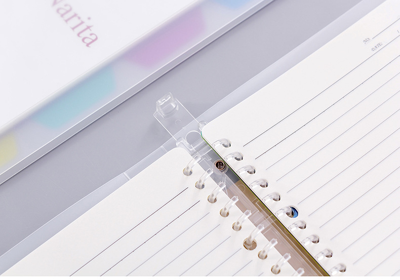 Office and Student A5/B5 40 Sheets Plastic Cover Note Book with Transparent Cover