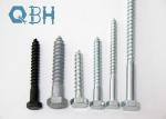 DIN 571 Hex Wood Screws Black CL6.8 Steel Nut Bolts