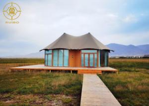 Quality Heat Insulation Luxury Resort Tents Glam Camping Tents UV Protection wholesale