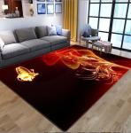 3D Printed Flower Butterfly Living Room, Bedroom Living Room Floor Carpets