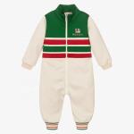 Fashion Organic Cotton Zipper Jumpsuit Toddler Onesie Long Sleeve Baby Clothes