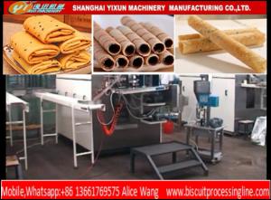 Quality Wafer Stick Machine Crispy Egg Roll Making Machine High Efficiency wholesale
